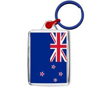 Pixly® Porte-clés drapeau de la Nouvelle-Zélande - Souvenir - Cadeau souvenir, claire, M