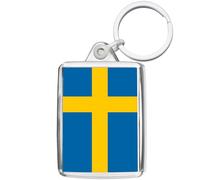 Pixly® Porte-clés drapeau de la Suède - Souvenir suédois, claire, M