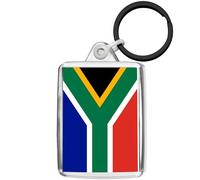 Pixly® Porte-clés drapeau de l'Afrique du Sud - Cadeau souvenir africain, claire, M