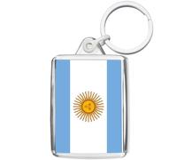 Pixly® Porte-clés drapeau de l'Argentine - Cadeau souvenir, claire, M