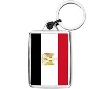 Pixly® Porte-clés drapeau de l'Égypte - Souvenir égyptien - Cadeau souvenir, claire, M