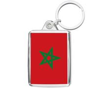 Pixly® Porte-clés drapeau du Maroc - Souvenir marocain, claire, M