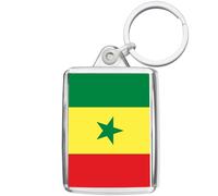 Pixly® Porte-clés drapeau du Sénégal - Cadeau souvenir sénégalais, claire, M