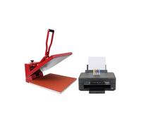 PixMax Ensemble de Presse à Chaud Plate 50 x 50 cm & Imprimante Création Design