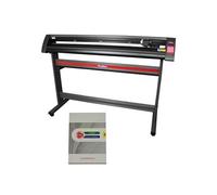 PixMax - Plotter de Découpe Vinyle de 151cm/59 Pouces avec Logiciel FlexiStarter Gris