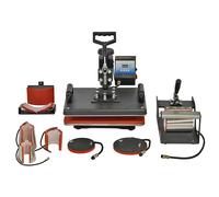 PixMax Presse à Chaud 8 en 1 pour T-Shirt, Tasses, Casquettes et Assiettes