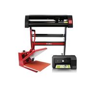 PixMax - Presse à Chaud en Forme de Palourde 38cm, Plotter de Découpe Vinyle et