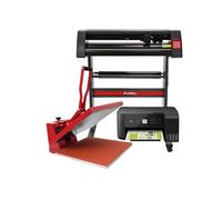 Presse à Chaud en Forme de Palourde 50cm, Plotter de Découpe Vinyle & Imprimante