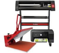 PixMax - Presse à Chaud en Forme de Palourde 50cm, Plotter de Découpe Vinyle et Imprimante G