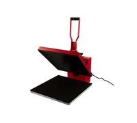 MonsterShop Presse à Chaud PixMax 50x50 cm Rouge – Sublimation, écran tactile LED 0–250°C
