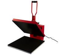 MonsterShop Presse à Chaud PixMax 50x50 cm Rouge – Sublimation, écran tactile LED 0–250°C