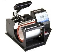 PixMax Presse à Tasses pour Impression par Sublimation, Noir