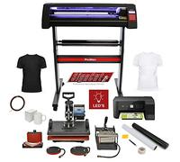 PixMax - Presses à Chaud 5en1, Plotter de Découpe Vinyle LED et Imprimante - Transfert à Chaud sur T-shirts, Tasses, Casquettes, Assiettes