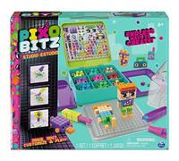 Pixobitz - STUDIO PIXEL ART 2D/3D Avec 500 Bitz + Personnages + Skates - Assemble Tes Bitz, Solidifie-Les Avec De l'Eau Et Expose Ta Création Chez Toi - Loisir Créatif - Jeu De Construction 6 Ans +