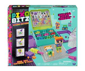 PIXOBITZ - STUDIO PIXEL ART 2D/3D Avec 500 Bitz + Personnages + Skates - Assemble Tes Bitz, Solidifie-Les Avec De l'Eau Et Expose Ta Création Chez Toi - Loisir Créatif - Jeu De Construction 6 Ans +