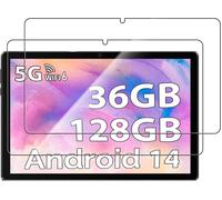 Pixpeak 2 Pack Tempered Glass Screen Protector for 10 inch Android Tablet-High Transparency,Scratch-Resistant,Anti-Fingerprint