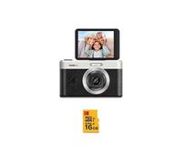 Kodak Pixpro C1 Appareil Photo Compact 13MP BSI CMOS, Zoom 4x, Écran LCD 2.8 , Flash LED, Batterie - Noir + Carte microSDHC 16 Go Class 10