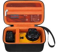 pixpro wpz2 Rugged Waterproof Digital Camera Case,Shockproof WiFi 4K Video Digital Camera Storage Case Black+Orange