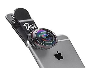 Pixter Objectif Super Fisheye Pro 235° - Compatible Tous Smartphones (Android, iOS, Windows Phone) - Compatible Multi Capteurs et Multi Caméras