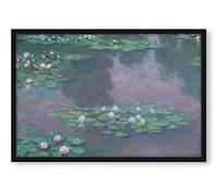 Pixxprint Claude Monet Nénuphars VI Poster encadré Format 100 x 70 cm
