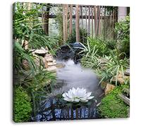 Pixxprint Zen Garden Japon 60x60 cm Art Toile décoration