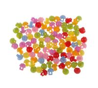 PIXZCSA Boutons en résine colorés, mini boutons en résine à 2 trous, sélection tendance pour la couture, le scrapbooking et les loisirs créatifs des enfants.