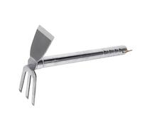 PIXZCSA Houe Ergonomique, Outils de Jardin, houe avec Manche, désherbage | creusement de fossés et travail du sol, râteau à main pour désherber