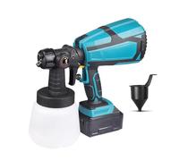 PIXZCSA Pistolet à Peinture léger et Ergonomique, sans Fil, pour Peindre | facilement partout et à tout moment. Flexible. Idéal pour les murs, les plafonds, les clôtures et les abris de jardin.