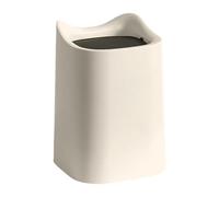PIXZCSA Poubelle de Chevet à Couvercle basculant, Format Compact et | mini-poubelle moderne pour organiser vos déchets, idéale pour un bureau un espace de travail à domicile.