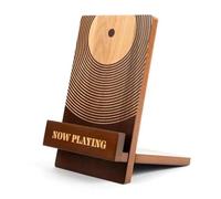 PIXZCSA Présentoir à vinyles Bon Iver avec Fonction Lumineuse Yuandian pour | expérience d'écoute optimale. Présentoir à disques vinyles Yuandian avec indicateur de lecture.