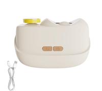 PIXZCSA Réinventez votre routine de soin des ongles avec cette tondeuse électrique 3 en 1. Son compartiment à ongles avec lumière LED peut être actionné, jaune