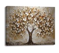Piy Painting Tableau sur Toile Abstraite - Arbre Tableaux Modernes - Impression sur Toile - Image sur Toile - 40x30cm - Decoration Murale - avec cadre - Décor de cuisine de chambre, bar, bureau