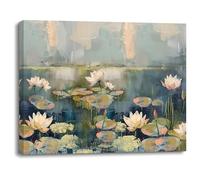 Piy Painting Tableau Sur Toile, Peinture Sur Toile De Fleurs Roses, Art Mural Sur Toile, Impression Sur Toile De Fleurs Dans, Image Sur Toile Pour Chambre à Coucher Salon Et Salle De Classe, 30x40 cm