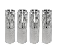 PIYANYO Lot de 4 boulons à expansion moletés M10 en acier inoxydable 304 de 40 x 12 mm
