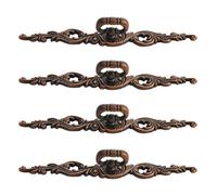 PIYYQNY Poignee De Meuble Cuisine Poignées De Meuble En Bronze Antique 4 Pièces 200 mm Boutons De Tiroir Antiques Convient Pour Meubles Vintage Décoration D'Armoire Cuisine Portes D'Armoire Armoires