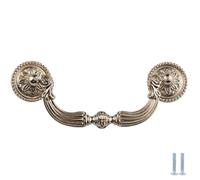 PIYYQNY Poignées De Tiroir Vintage 4 Pièces 94 mm Poignées Pivotantes De Commode En Argent Antique Convient Pour La Cuisine Armoire Porte D'Armoire Quincaillerie D'Armoire De Cuisine