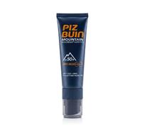 Piz Buin Crème solaire de montagne SPF 50+ et soin lèvres – contre vent et froid – 20 ml + 2,3 ml
