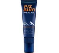 Piz Buin Mountain Crème Solaire Visage Spf50+ 20ml + Stick Lèvres 2,3ml