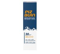 Piz Buin Gamme Montagne Tube Combi de Crème de Protection Solaire IP30 20 ml et Stick à Lèvres IP30 2,3 ml