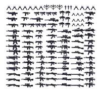 PizazzToy Lot de 90 armes militaires WW2 - Figurines personnalisées SWAT Team