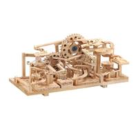 PizazzToy Puzzle 3D en bois SN116 - Modèle avec transmission mécanique - Puzzle en bois pour adulte - Kit de modélisation - Modèle de bricolage - Décoration de Noël 2025 - Cadeau