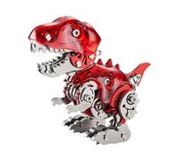 PizazzToy Puzzle 3D en métal, 126 pièces, à monter soi-même, dinosaure, version Q, avec outils, calendrier de l'Avent 2024, cadeau pour adultes