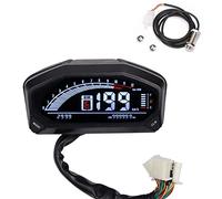 Pizgear 1 2 4 Cylindre YG150-23 Universel 12000 RPM Moto Compteur Compteur De Vitesse Panneau Numérique Odomètre LUMIÈRE Instrument Tableau De Bord Compteur de vitesse moto(Meter)