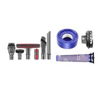 Pizgear 1 jeu de pièces de rechange for aspirateur sans fil absolu et 1 jeu de couvercle arrière de moteur d'installation, filtre avant et arrière Grille de protection arrière du moteur d'aspirateur