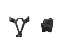 Pizgear 1 Lot de matériau ABS, for Maserati, Ghibli 2014-2022, Support téléphone spécial for Voiture, Fixe, Liaison par gravité Mobile Support de téléphone pour Voiture(Style 2)