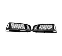 Pizgear 1 Paire de couvercles de phares antibrouillard, calandre inférieure, for, S4 2016-2018 A4 B9, Couvercle de Lampe de Pare-Chocs Avant de calandre de phares antibrouillard 8W0807681K 8W0807682K