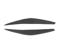 Pizgear 1 paire de décalcomanies en fibre de carbone for sourcils de phare, modification de voiture, for BMW X6 E71 2008-2014 Autocollant teinté pour phares