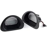 Pizgear 1 paire de feux de plaque d'immatriculation, accessoires de voiture, feux de signalisation arrière, for Citroën C1 MK I 2005-2013, for Peugeot 107 2005-2014 Éclairage pour plaque d'immatricula