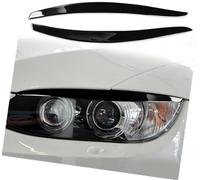 Pizgear 1 paire de garniture sourcil phare voiture, pour BMW, pour série 3 E92 E93 Abs sourcils pour avant paupière couvercle décoration autocollants Garniture de front de phare
