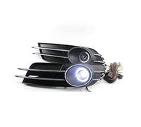 Pizgear 1 Paire de grilles de phares antibrouillard for Pare-Chocs Avant Gauche et Droit de Voiture, Ensemble de grilles de Course, for, A6 C7 2012-2015 Grille de Phare antibrouillard Avant